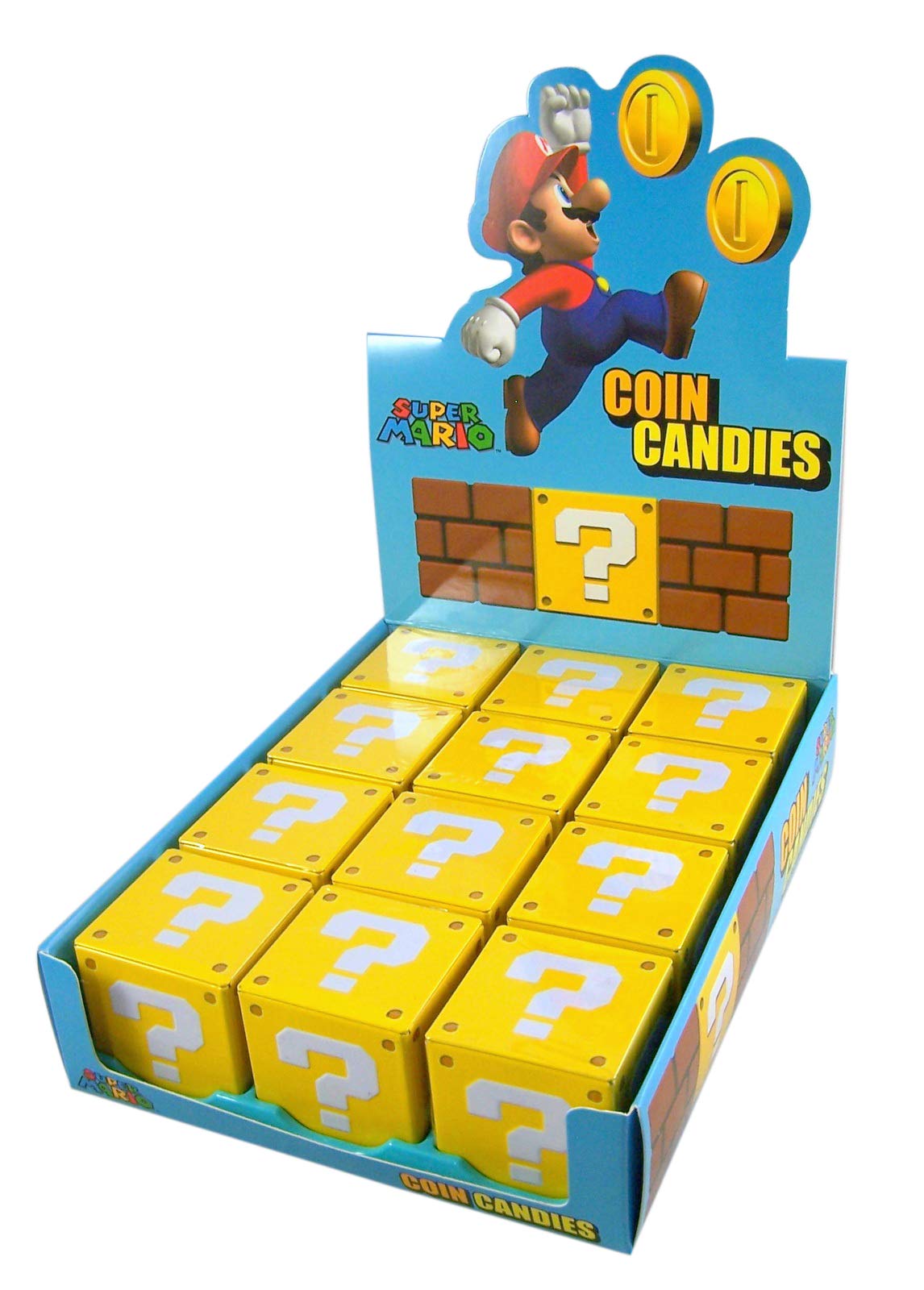 Nintendo Super Mario Bros. Coin Candies Display Box 12 Count Nintendo