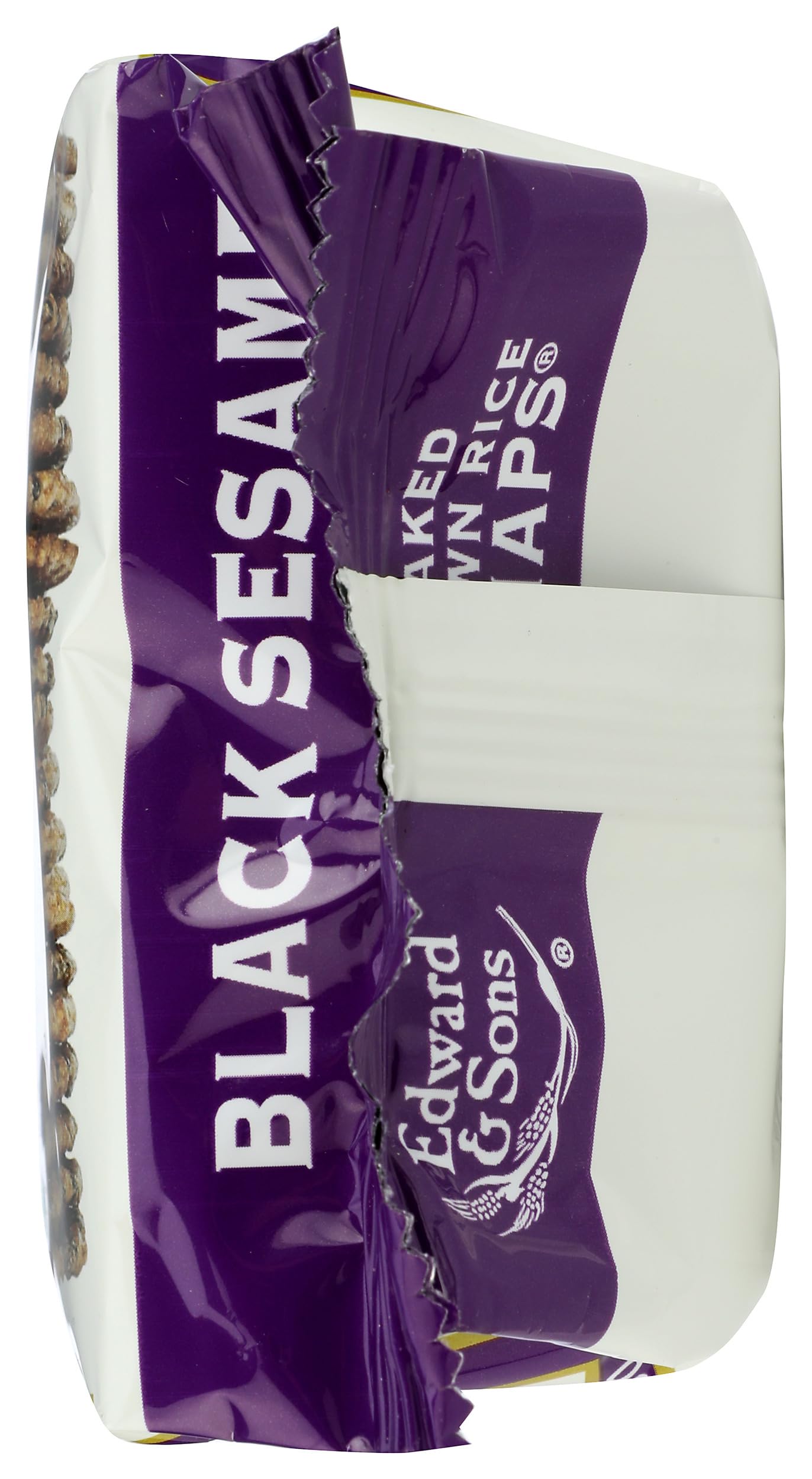 Edward & Sons Brown Rice Snaps Black Sesame Flavor Organic 3.5 oz
