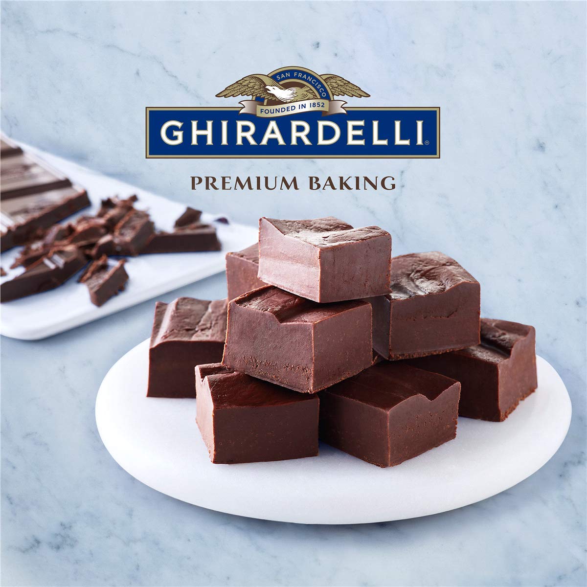 Ghirardelli Semi-Sweet Chocolate Baking Bar 4-Ounce Bars (Pack of 6)