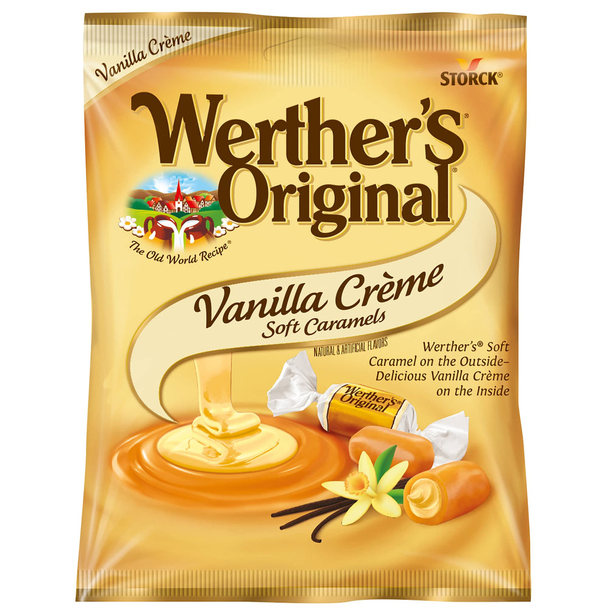 Werther's Original Vanilla Creme Soft Caramels - Individually (Pack of 12) Werther's Original