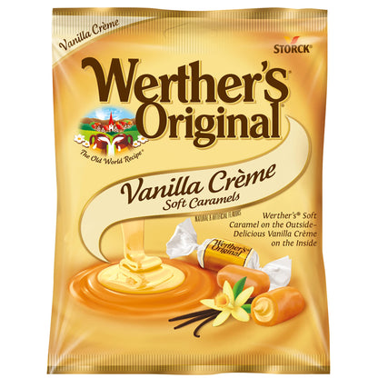 Werther's Original Vanilla Creme Soft Caramels - Individually (Pack of 12) Werther's Original