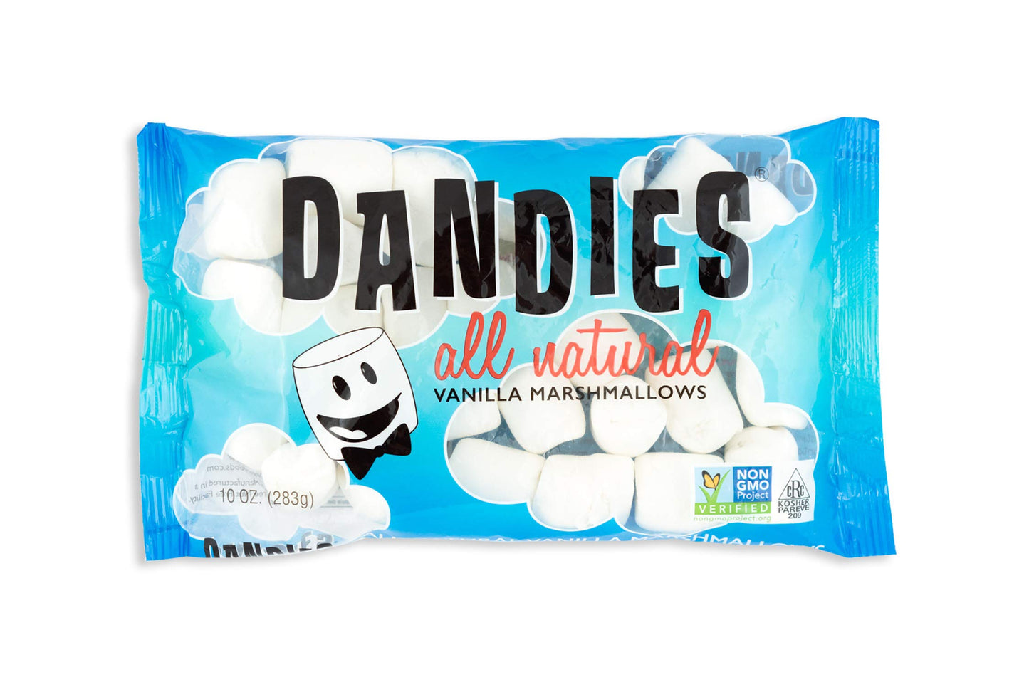 Dandies Vegan Marshmallows No Artificial Flavorings Food Dyes Corn Syrup or Gelatin (Pack of 3) 10 oz