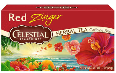 Celestial Seasonings Red Zinger Caffeine-Free Herbal Tea, 20 Bags (Pack of 2) Celestial Seasonings