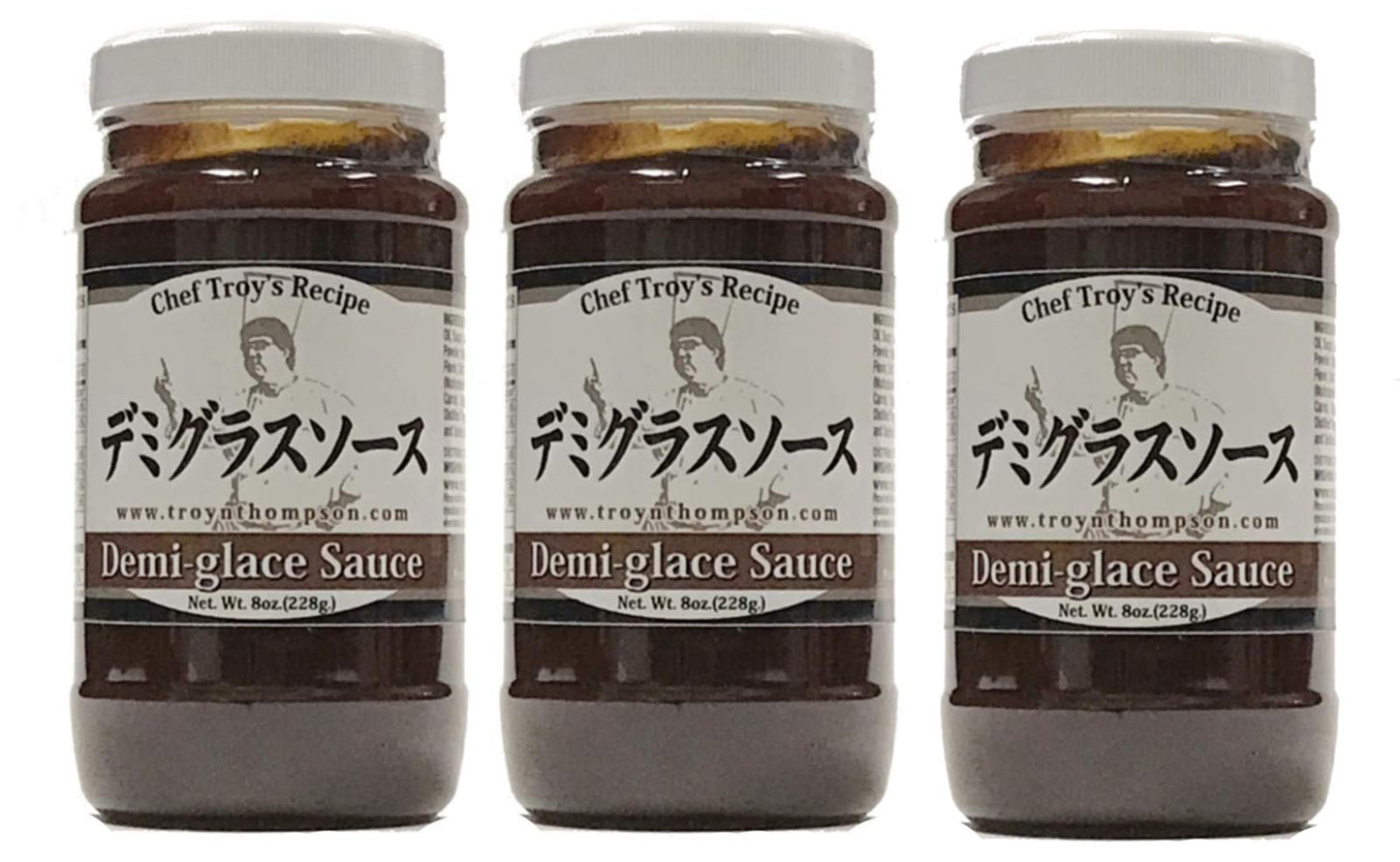 Mishima Japanese Style Demi Glace Sauce 8 oz (Pack of 3)