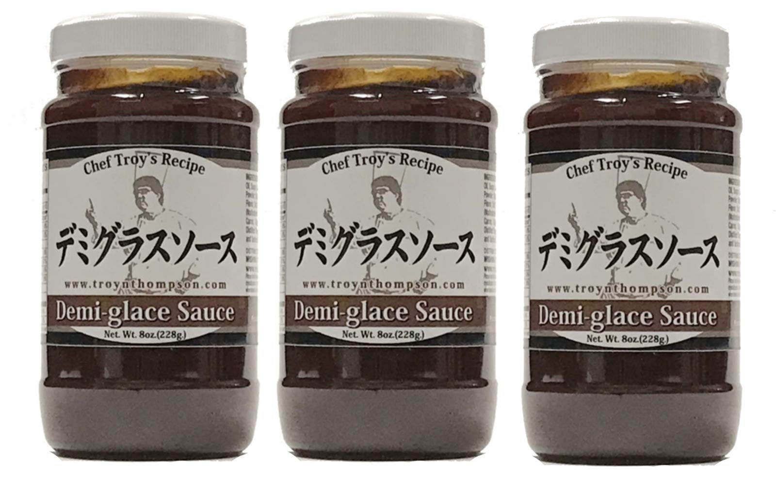 Mishima Japanese Style Demi Glace Sauce 8 oz (Pack of 3)