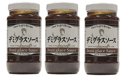 Mishima Japanese Style Demi Glace Sauce 8 oz (Pack of 3)