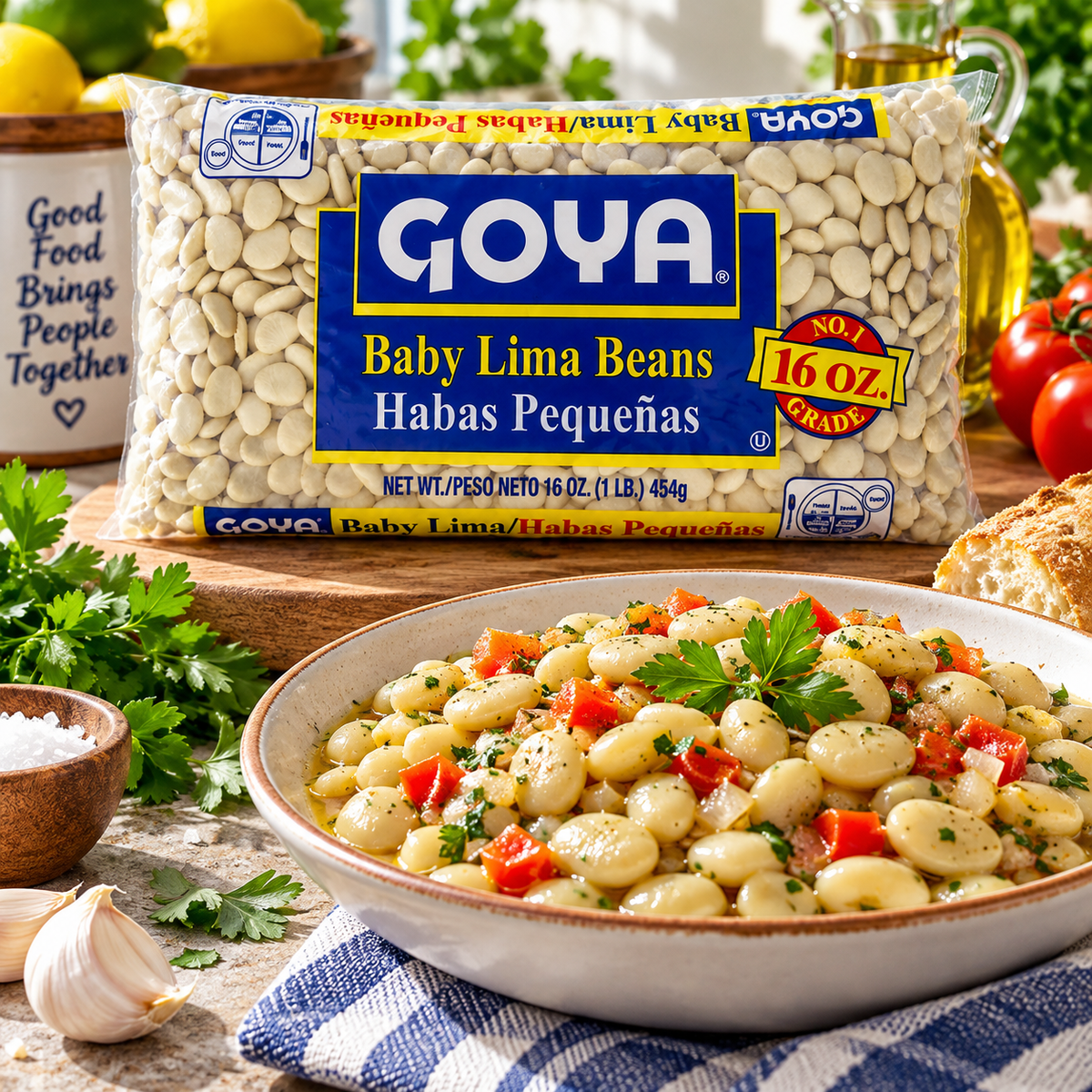 Goya Baby Lima/Habas Pequenas 16 oz (Pack of 3). Goya