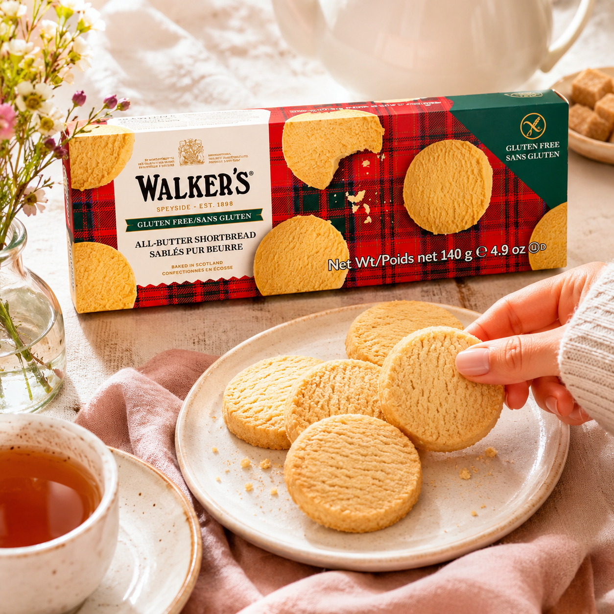 Walkers Gluten-Free Shortbread Rounds