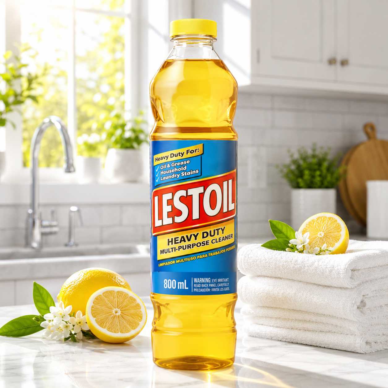 Lestoil Heavy Duty Multi-Purpose Cleaner, No Scent Grease and Stain Remover 28 ounce Liquid