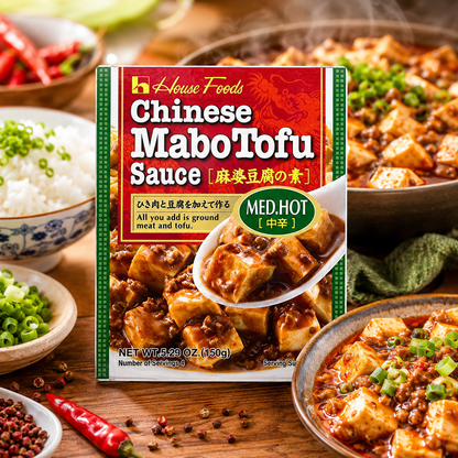 House Foods Medium Hot Chinese Mabo Tofu Sauce, 5.29 Ounce