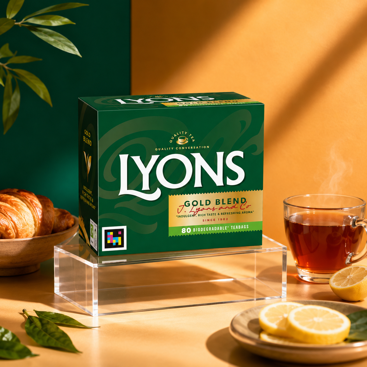 Lyons Gold Tea 80 Tea Bags Fast Brew