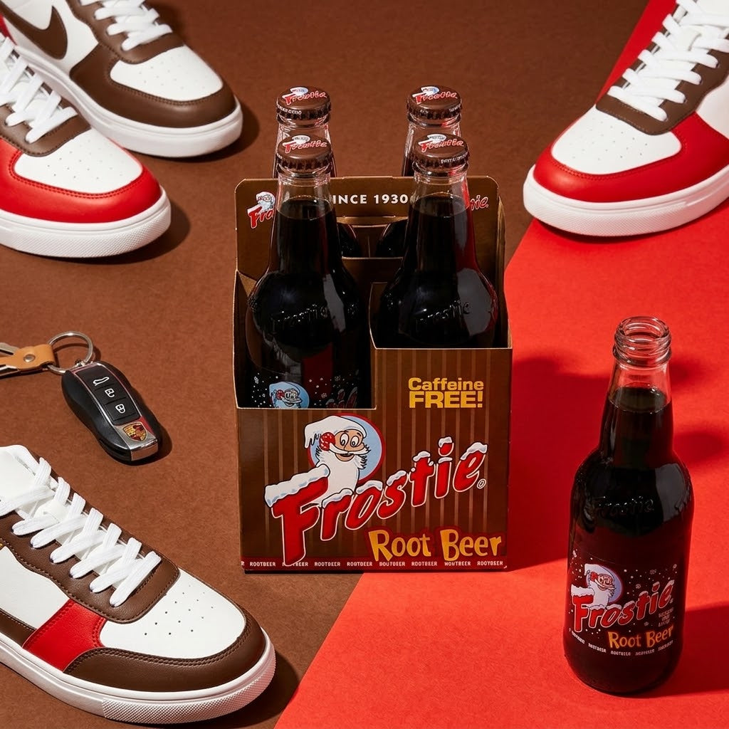 Frostie Soda 12 oz Glass Bottles (Root Beer, 4) Frostie