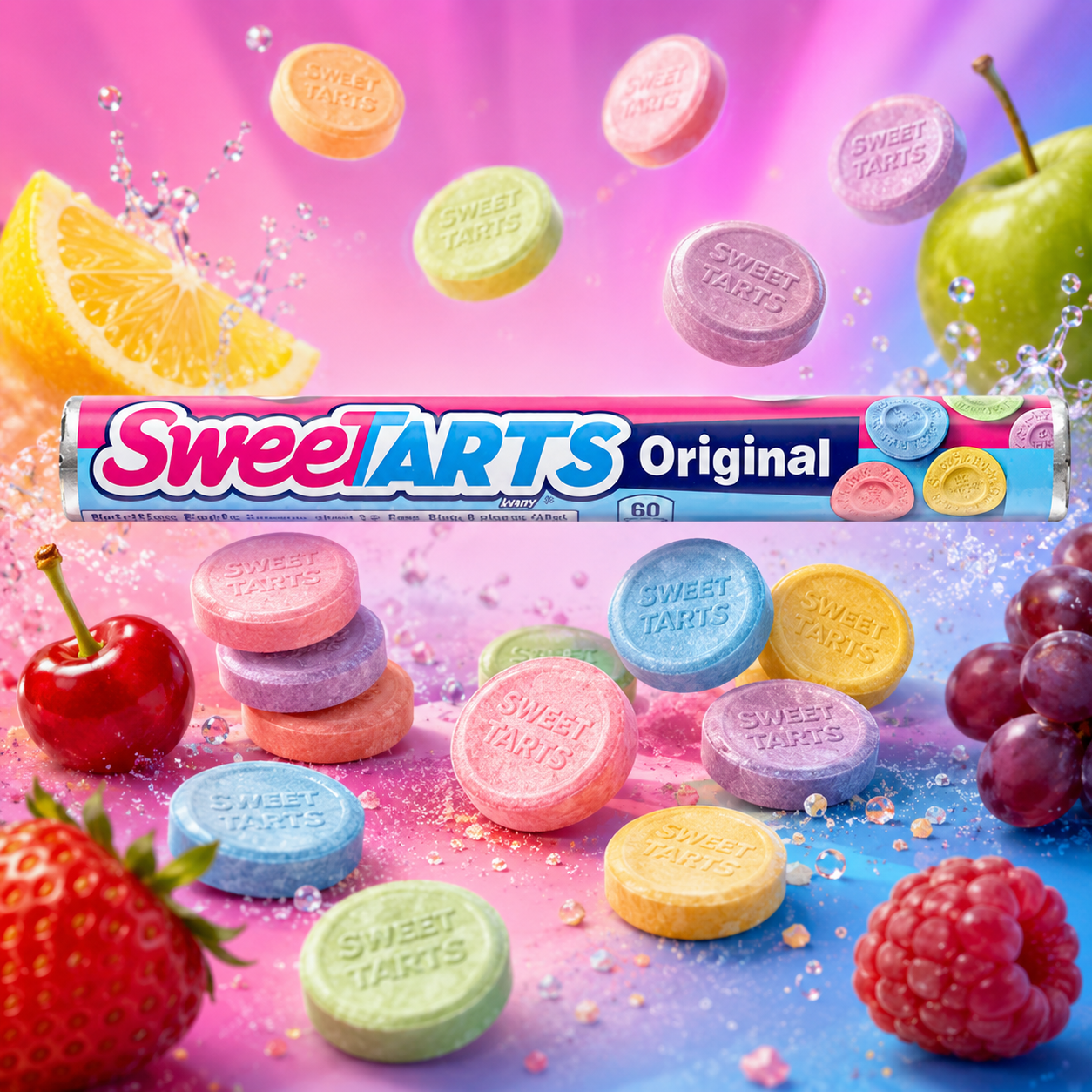 SweeTARTS Roll, 1.8 Ounce, original, 24 Count