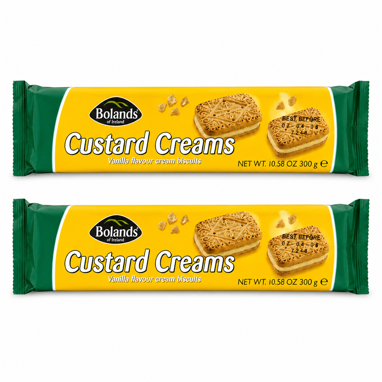 Bolands Custard Creams Cookie Imported from Ireland 10.58 oz