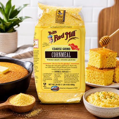 Bob's Red Mill Cornmeal Coarse Grind 24.0 OZ (Pack of 2)