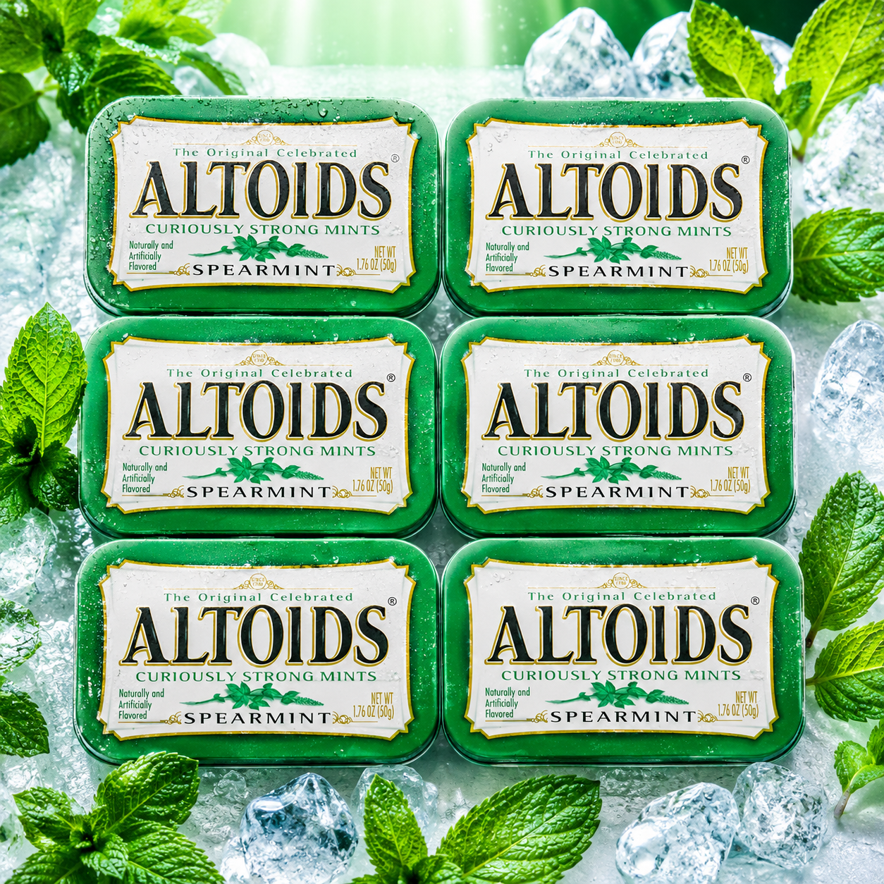 Altoids Curiously Strong Mints Spearmint 1.76 oz