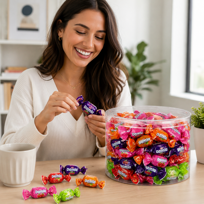 Tayas Damla Colombina Fancy Filled Soft Candy Assortment Tub