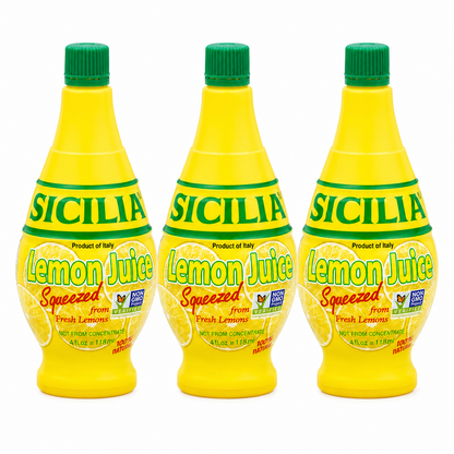 Sicilia Fresh Squeezed Lemon Juice 4 oz
