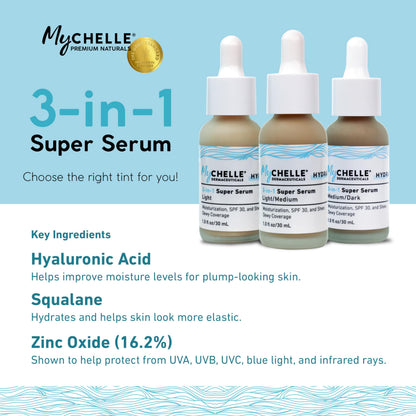 MyCHELLE Light 3 in 1 Super Serum 1 oz