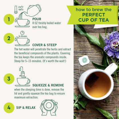 Traditional Medicinals Yellow Pau d'Arco Tea Caffeine-Free Kosher Non-GMO 16 Tea Bags