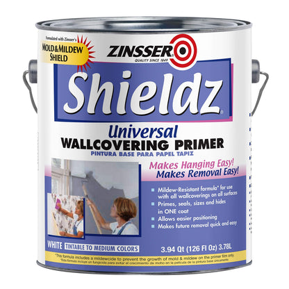 1 gal Zinsser 02501 White Zinsser Shieldz Universal Wallcovering Primer Sealer