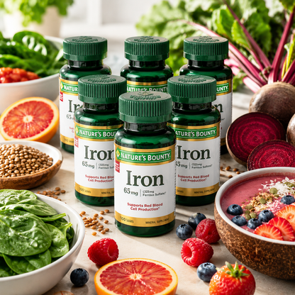 Nature's Bounty Iron Tablets Nutritional Supplement 65 mg 100 ct