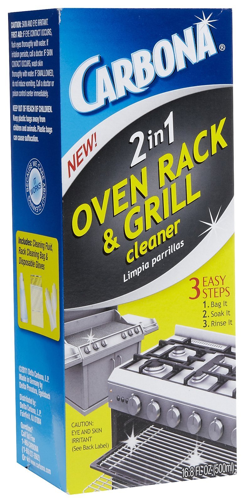Carbona 2 in 1 Oven Rack and Grill Cleaner 16.8 Oz