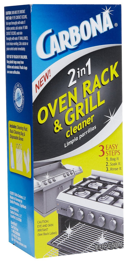 Carbona 2 in 1 Oven Rack and Grill Cleaner 16.8 Oz