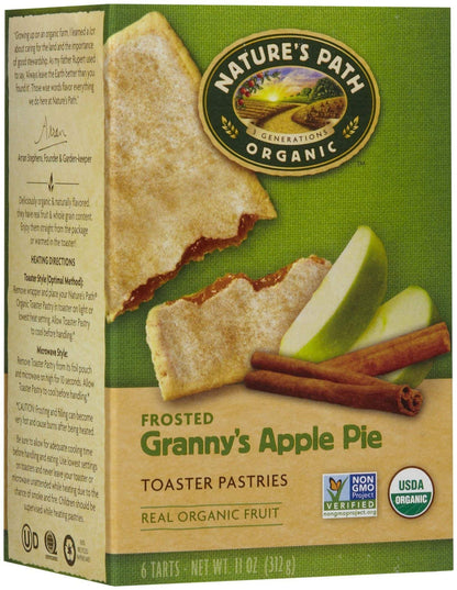 Nature's Path Cinnamon Apple Toaster Pastries Apple Cinnamon Frosted 6 Ct
