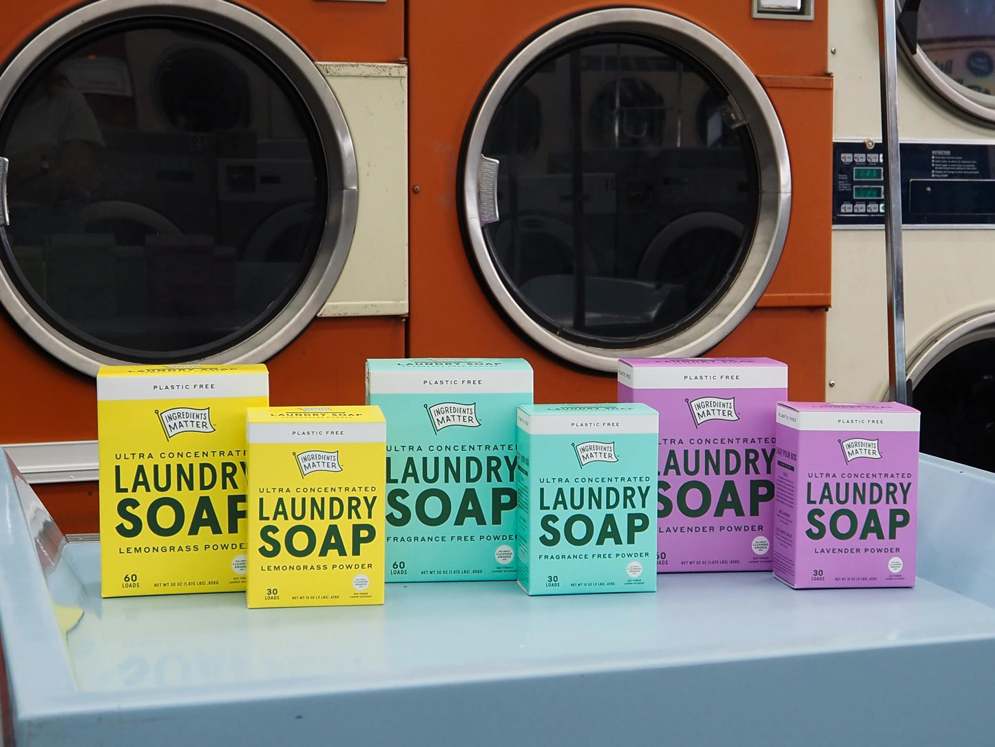 Ingredients Matter Powder Laundry Soap Fragrance Free Hypoallergenic Detergent Natural 30 oz
