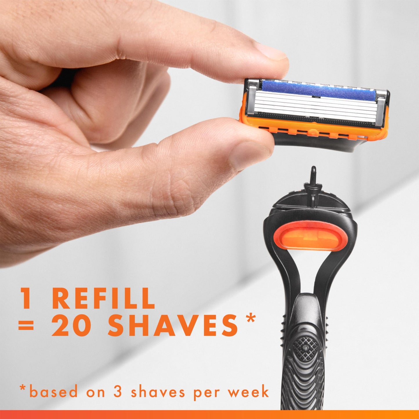 Gillette Fusion5 Razor for Men 1 Gillette Razor Handle