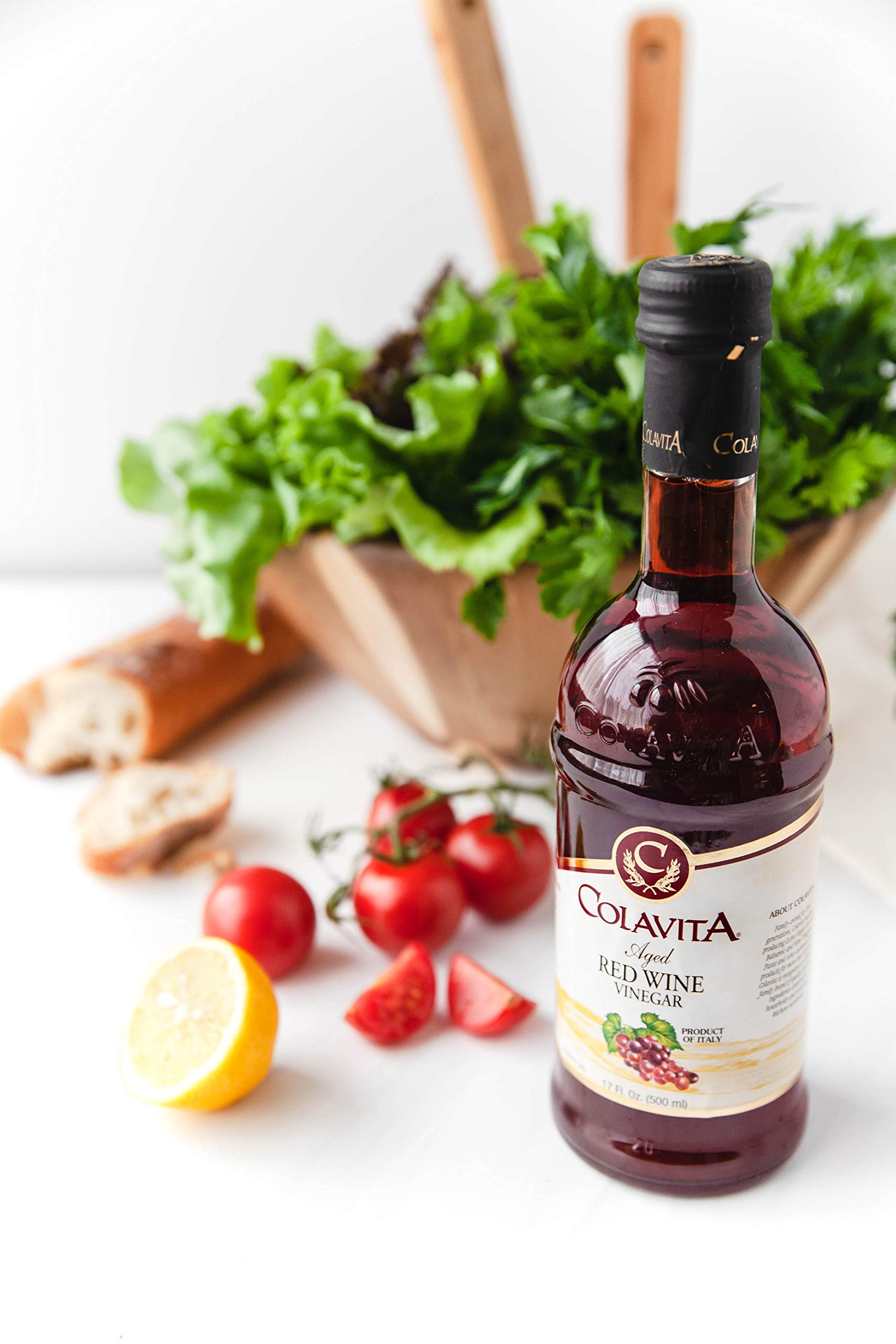 Colavita Red Wine Vinegar Red Wine Vinegar Glass Bottle