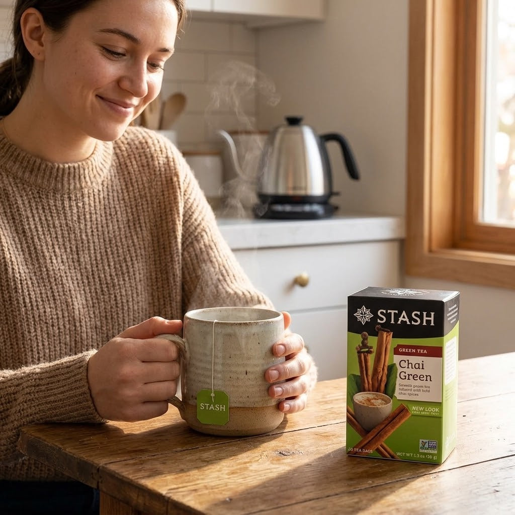 Stash Tea Chai Green Tea, 20 Count (Pack of 2) Stash Tea