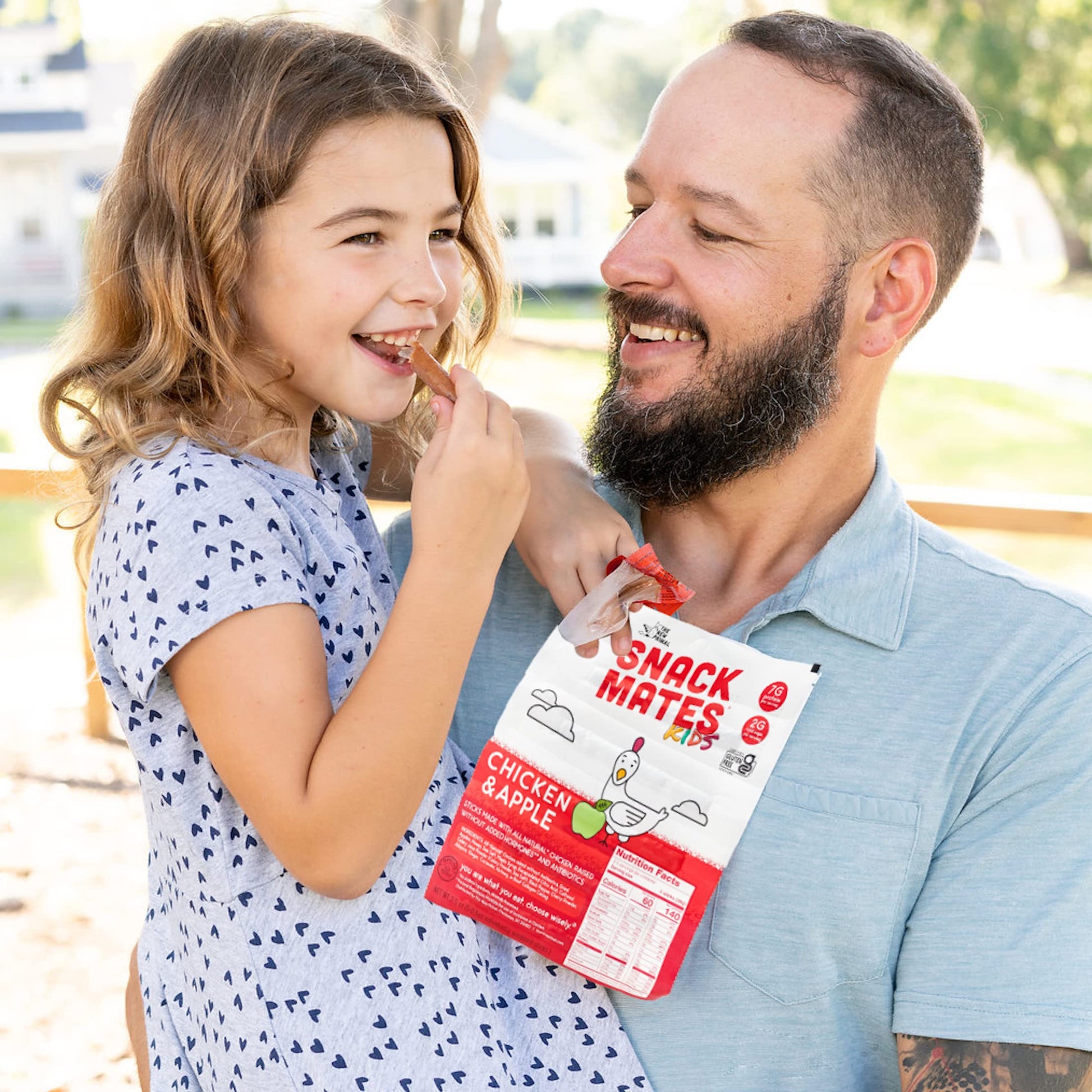 The New Primal Snack Mates Chicken and Apple Stick All Natural 1 Count