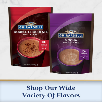 GHIRARDELLI Mocha Hot Cocoa Mix 10.5 OZ 6 Bags