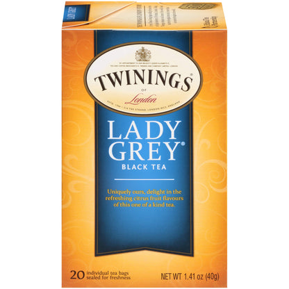 Twinings Lady Grey Black Tea 20 Tea Bags
