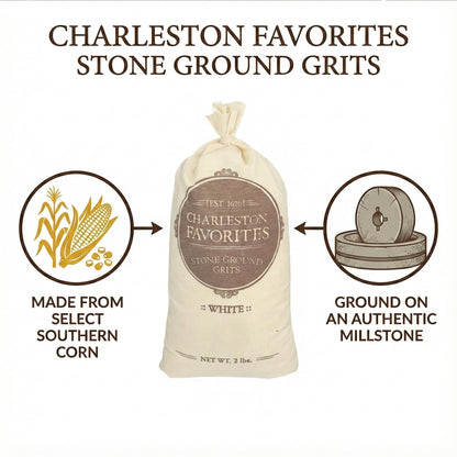 Charleston Favorites Stone Ground Grits White 2 lbs