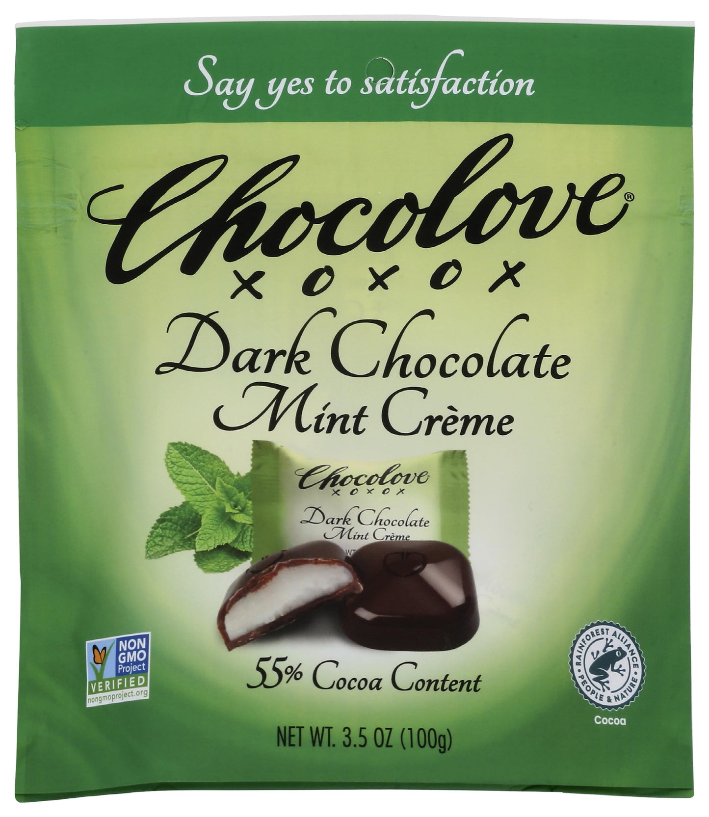 CHOCOLOVE Dark Chocolate Mint Cr?me Bites, 3.5 OZ