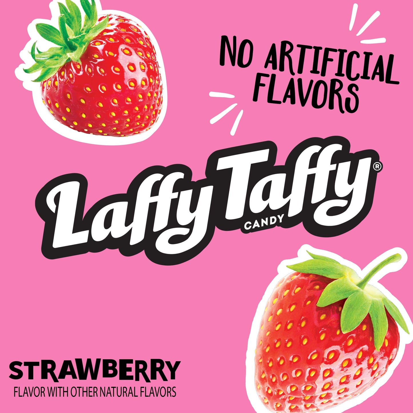 Laffy Taffy Stretchy & Tangy Strawberry, 1.5 Ounce 24 ct