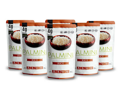 Palmini Rice - Low-Carb, Low-Calorie Hearts of Palm Rice - Keto, Non-GMO - As Palmini