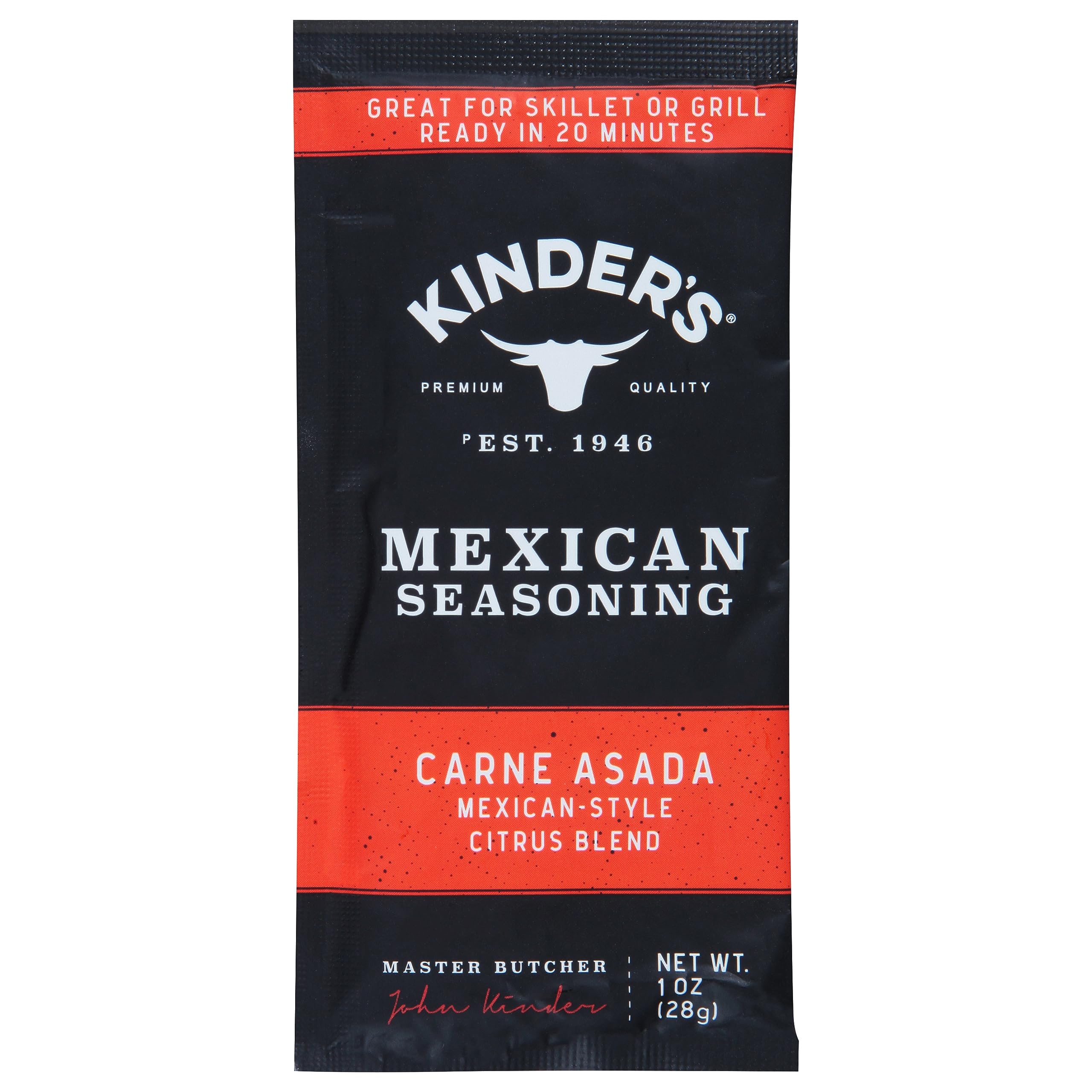 Kinder's, Carne Asada Mexican Seasoning, 1 oz Kinder's