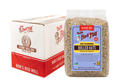 Bob's Red Mill Gluten Free Old Fashion Rolled Oats, 32-ounce (Pack of 4)