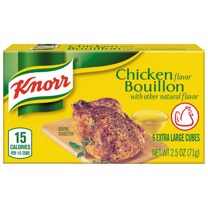 Knorr Cube Bouillon Chicken 6 Extra Large Cubes 2.5 oz