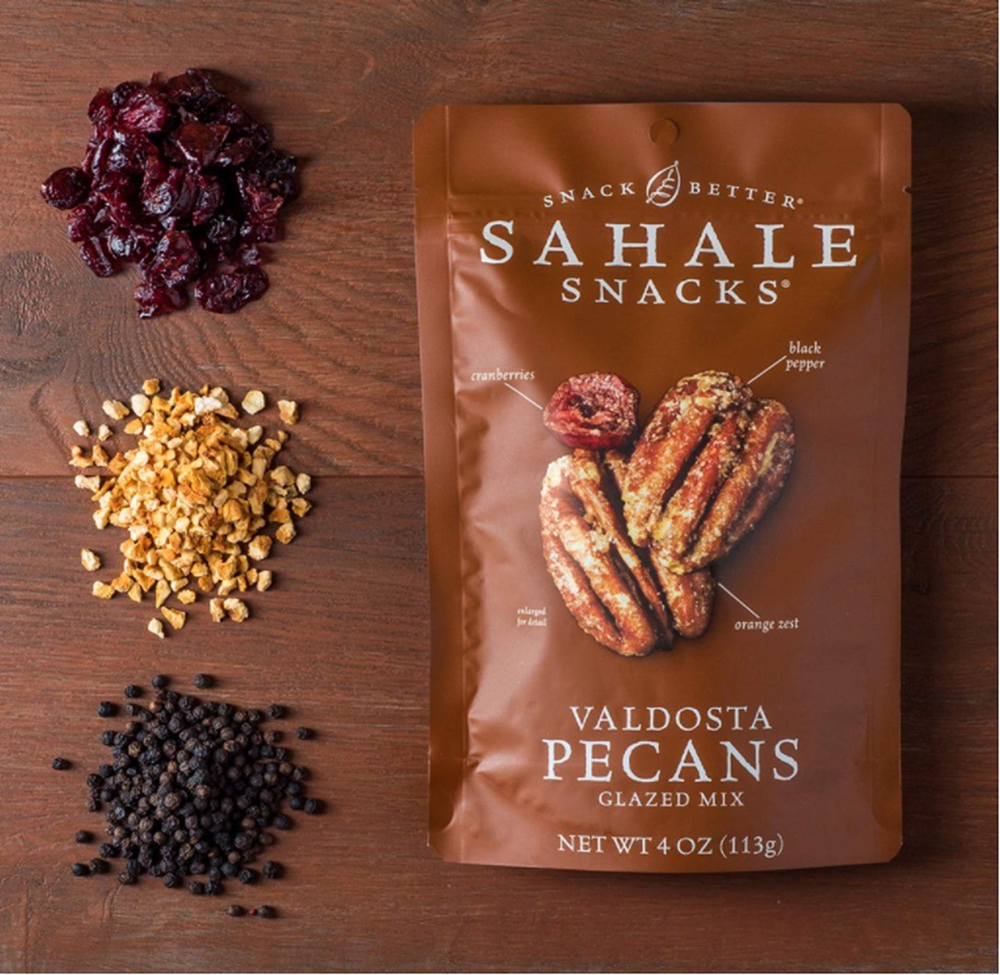 Sahale Snacks Valdosta Pecans Glazed Mix 4 Ounces