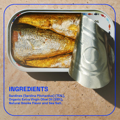 BELA Wild Caught Portuguese Sardines Lightly Smoked and Marinated in 4.25 Oz