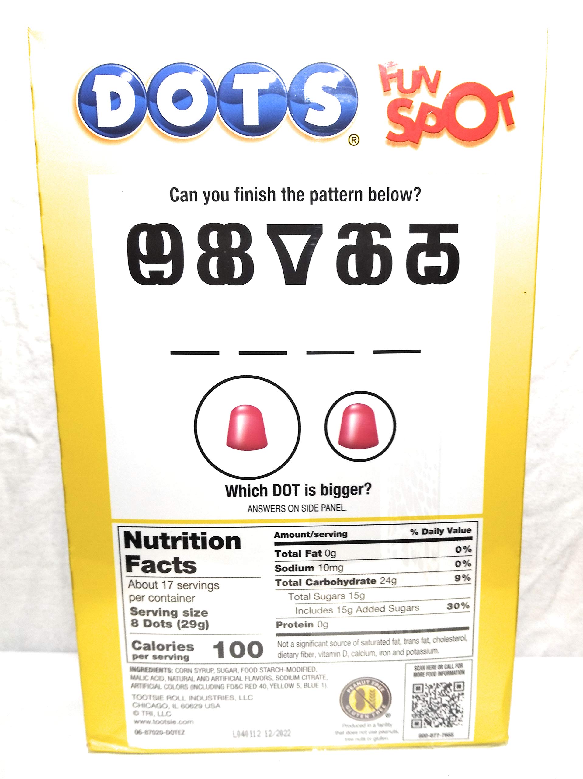 DOTS Candy Sugar Candy 17.8 Ounce Super Size Box