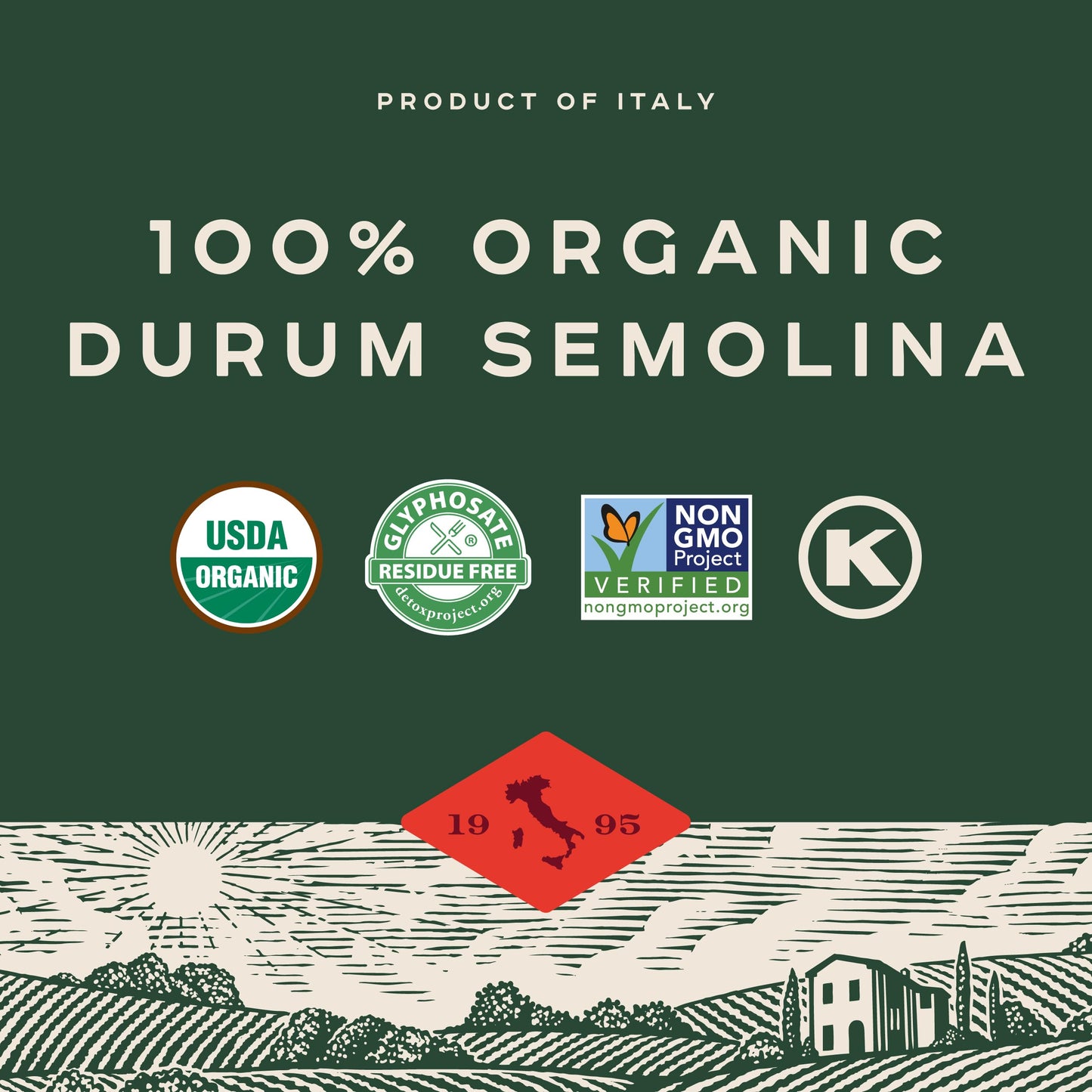 Bionaturae Organic Spaghetti Durum Semolina 16 Oz (Pack of 12)