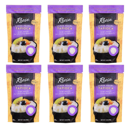 Reese Large Pearl Tapioca, 7 oz (Pack of 6) Reese