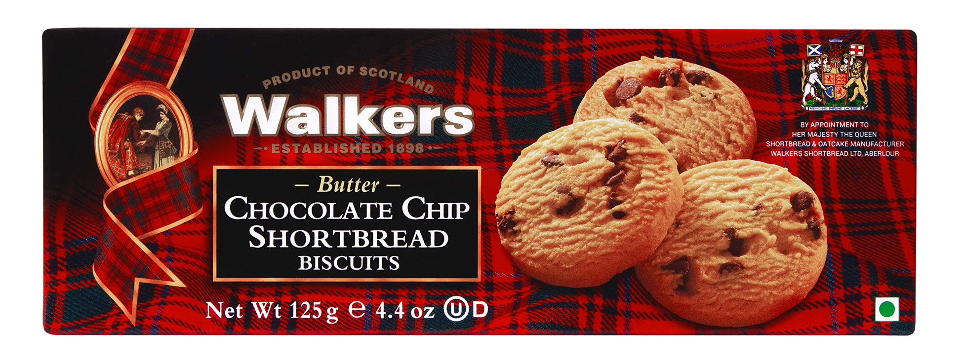 Walkers Classic Shortbread Chocolate Chip 4.4 oz