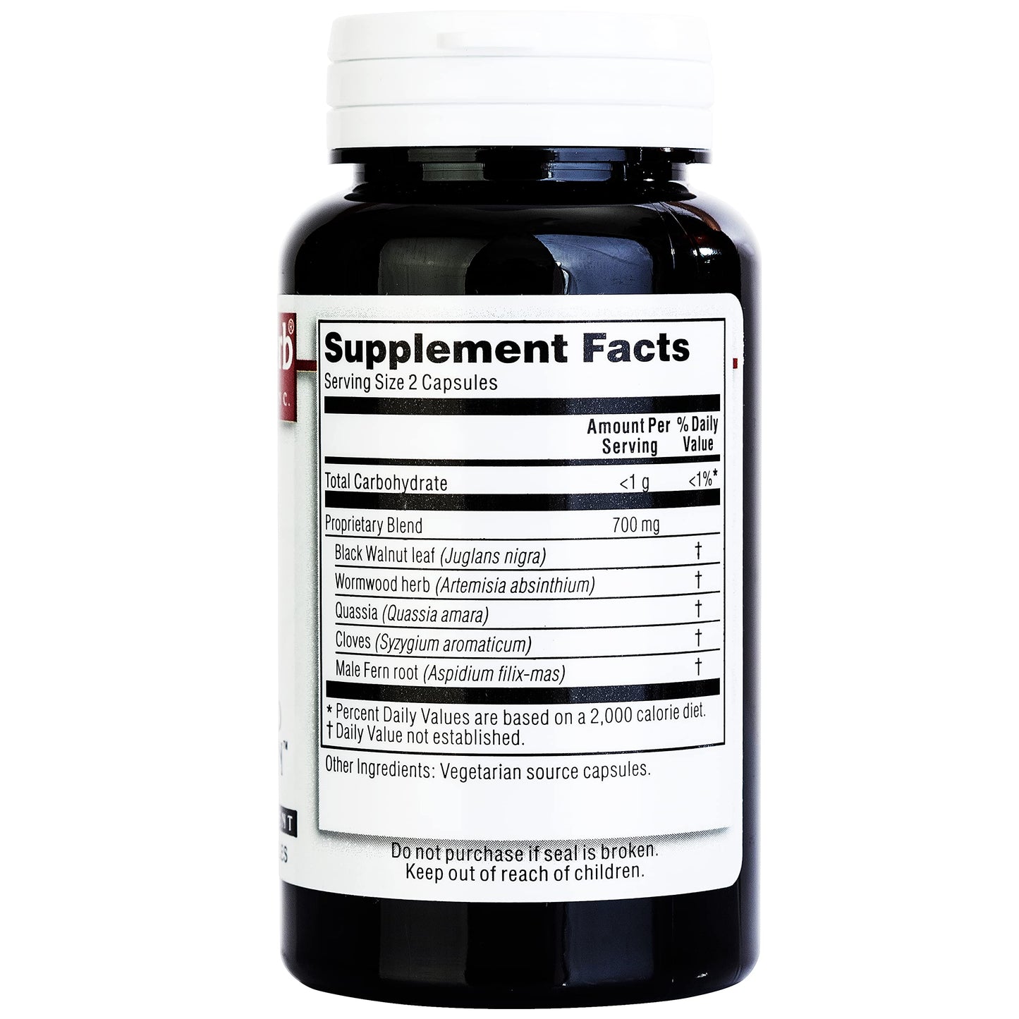 Kroeger Herb Herb Wormwood Combination Vegetarian Capsules 100 Count